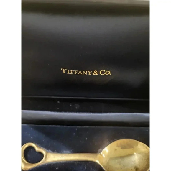 RARE Vintage Tiffany & Co Elsa Peretti Sterling Silver Open Heart Baby S… - Picture 5 of 8